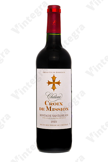 Chateau Croix de Mission Montagne Saint-Emilion AOC, 2021, сухое, 0.75 л., 13%, Франция