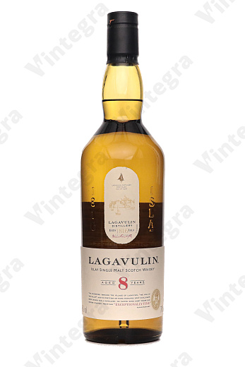 Lagavulin 8 years old, 0.7 л., 48%, Великобритания, подарочная упаковка