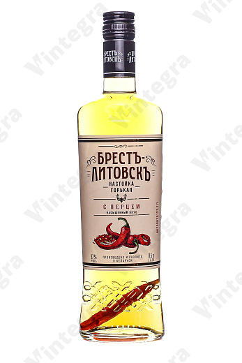 Брестъ-Литовскъ  с Перцем, 0.5 л., 37%, Беларусь