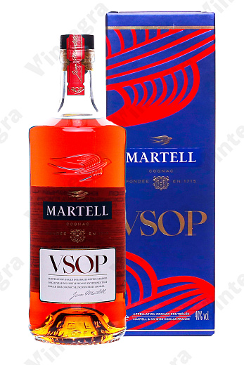 Martell VSOP, 0.7 л., 40%, Франция, подарочная упаковка