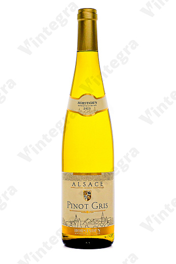 Horstaden Pino Gris Alsace, 2023, полусухое, 0.75 л., 13%, Франция