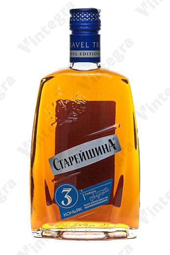 Старейшина Трэвел 3 года, 0.25 л., Россия, фляга
