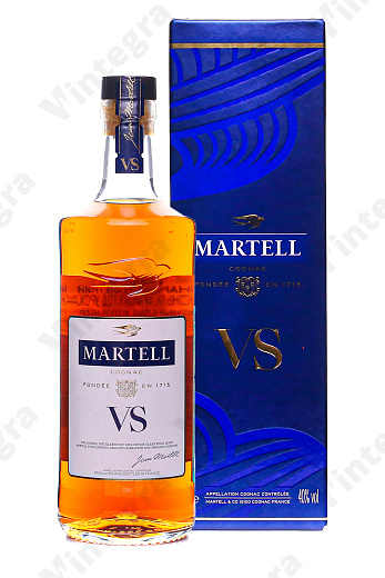 Martell VS, 0.5 л., 40%, Франция, подарочная упаковка