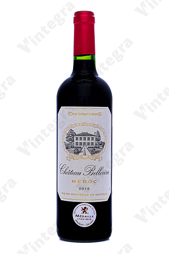 Chateau Bellerive AOC Medoc Cru Bourgeois, 2016, сухое, 0.75 л., 14%, Франция