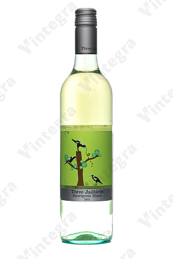Three Jailbirds Sauvignon Blanc, 2021, сухое, 0.75 л., 12%, Австралия
