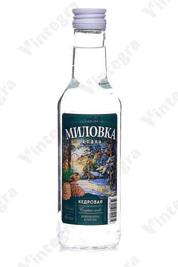 Миловка Кедровая, 0.25 л., 40%, Россия