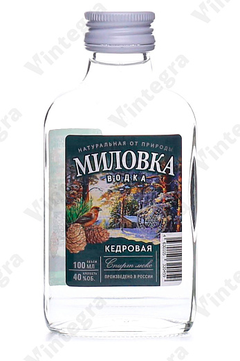 Миловка Кедровая, 0.1 л., 40%, Россия