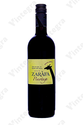 Zarafa Pinotage, 2024, сухое, 0.75 л., 13.5%, Южная Африка