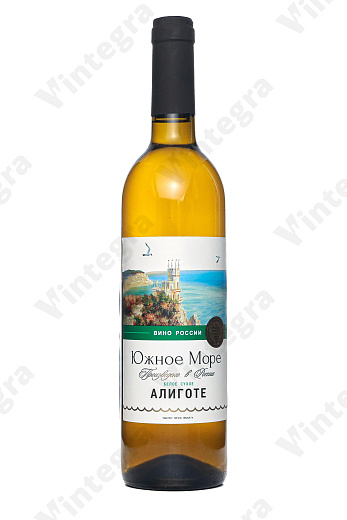 Южное Море Алиготе, сухое, 0.7 л., 10%, Россия