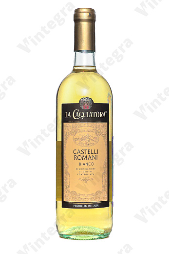 La Cacciatora Castelli Romani DOC Bianco, 2020, сухое, 0.75 л., 11.5%, Италия