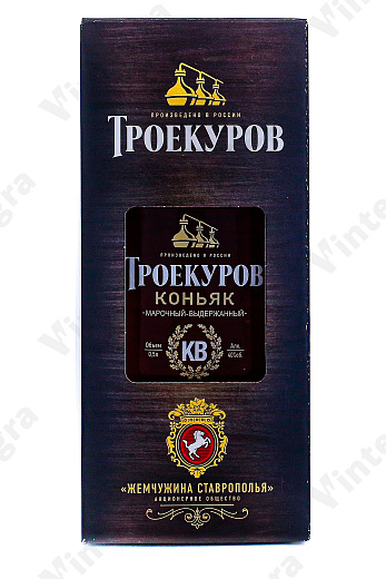 Троекуров КВ марочный, 0.5 л., 40%, Россия