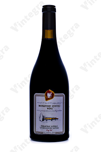 Монастырское Вино Квеври Оцханури Сапере, 2022, сухое, 0.75 л., 12%, Грузия