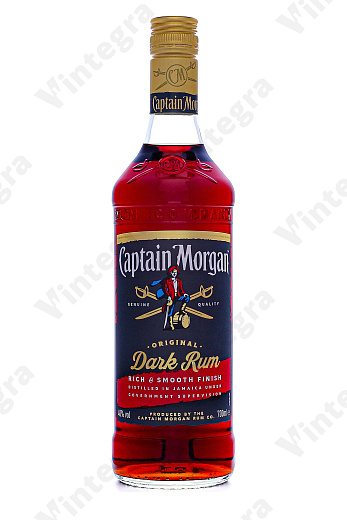 Captain Morgan Dark, 0.7 л., 40%, Великобритания