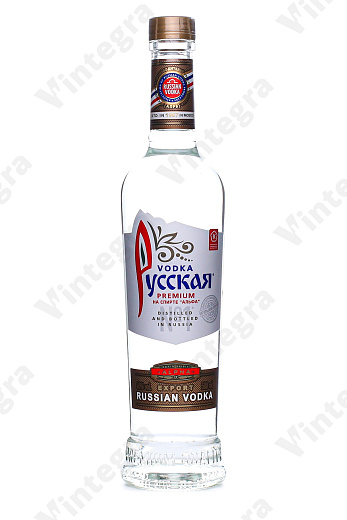 Русская на спирте Альфа, 0.5 л., 40%, Россия
