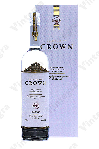 Золотая корона России особая, 0.7 л., 40%, Россия, подарочная упаковка
