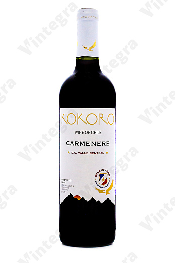 Kokoro Carmenere, 2024, сухое, 0.75 л., 12.5%, Чили