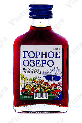 Горное озеро на основе трав и ягод, 0.1 л., 35%, Россия