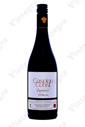 Каспиан Кост Саперави, 2023, сухое, 0.75 л., 13.5%, Азербайджан