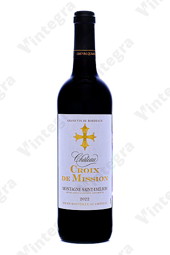 Chateau Croix de Mission Montagne Saint-Emilion AOC, 2022, сухое, 0.75 л., 13%, Франция