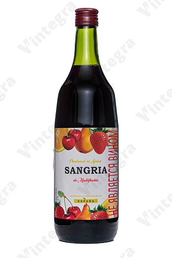 Sangria de Multifrutas, 2020, сладкое, 1 л., 22%, Испания