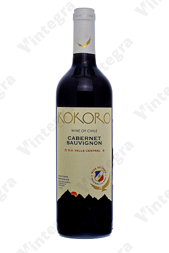 Kokoro Cabernet Sauvignon Valle Central DO, red, semi-sweet, 2024, полусладкое, 0.75 л., 12.5%, Чили