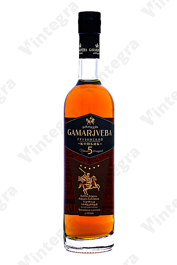 Гамарджвеба 5 летний, 0.25 л., 40%, Грузия