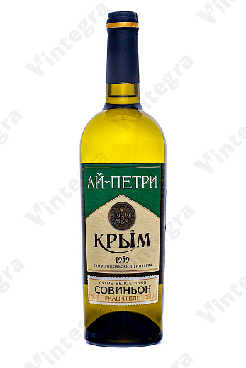 Ай-Петри Совиньон Ркацители, 2023, сухое, 0.75 л., 11%, Россия
