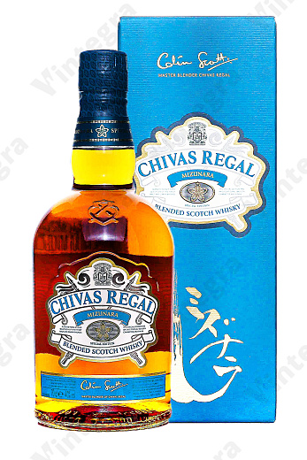 Chivas Regal Mizunara, 0.7 л., 40%, Великобритания, подарочная упаковка