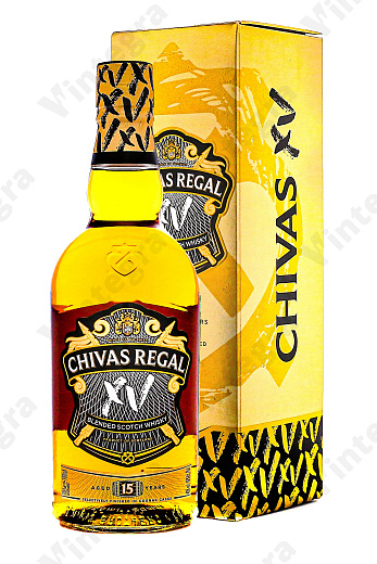 Chivas Regal 15 years old, 0.7 л., 40%, Великобритания, подарочная упаковка