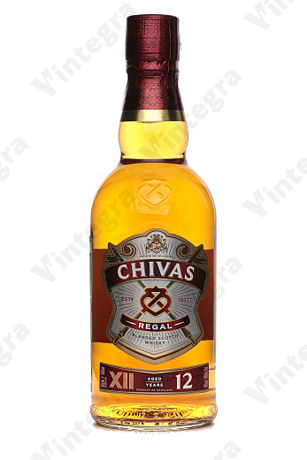 Chivas Regal 12 years old, 0.5 л., 40%, Великобритания
