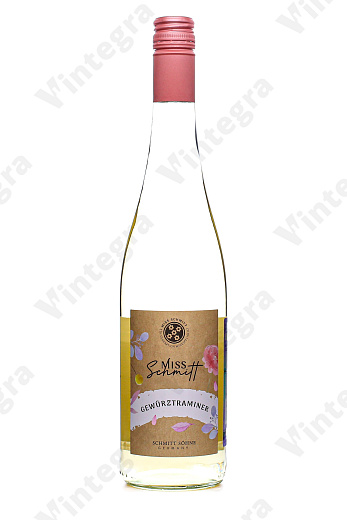 Miss Schmitt Gewurztraminer, 2023, полусладкое, 0.75 л., 8.5%, Германия