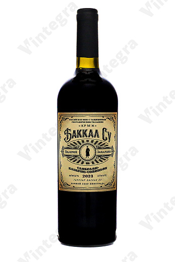 Саперави-Каберне-Совиньон Баккал Су, сухое, 0.75 л., 14%, Россия
