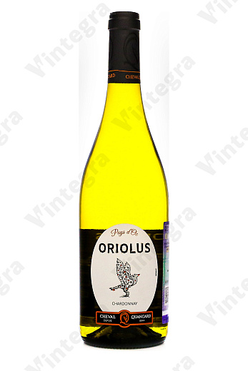 Oriolus Chardonnay, 2024, сухое, 0.75 л., 13%, Франция