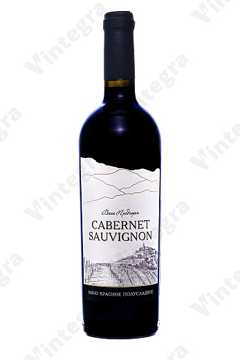 Вина Предгорья Каберне Совиньон, 2023, полусладкое, 0.75 л., 11%, Россия