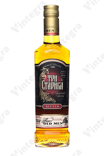 Три старика горькая, 0.5 л., Россия