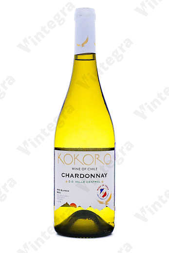 Kokoro Chardonnay, 2025, сухое, 0.75 л., 12.5%, Чили