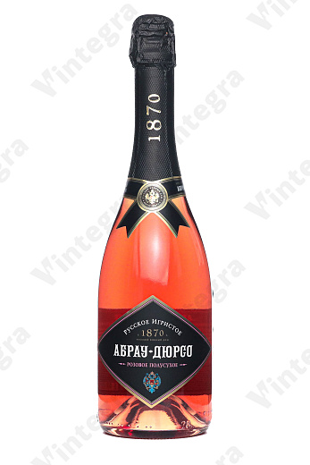Абрау-Дюрсо Русское Игристое 1870, полусухое, 0.75 л., 11%, Россия