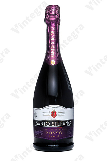 Санто Стефано, красное, полусладкое, полусладкое, 0.75 л., 8%, Россия