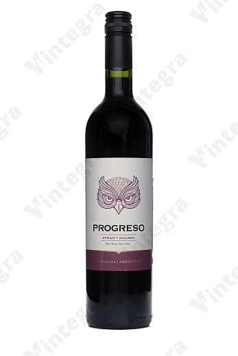 Progreso Syrah-Malbec, 2021, сухое, 0.75 л., 12%, Аргентина