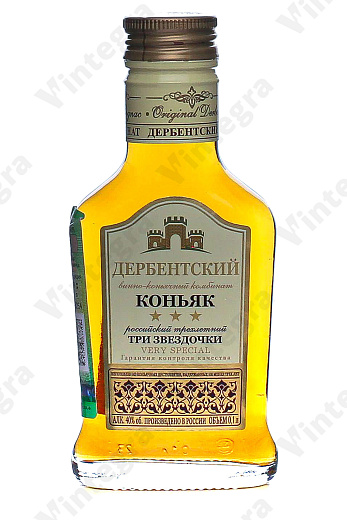 Российский трехлетний "Три звездочки" ДВКК, 0.1 л., 40%, Россия