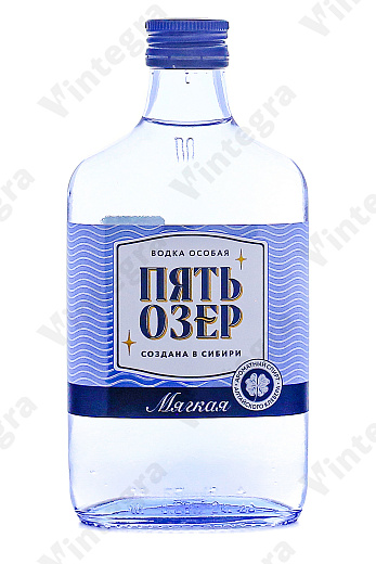 Пять Озер Мягкая, 0.25 л., 38%, Россия