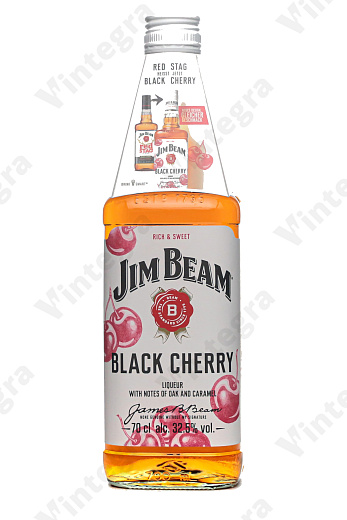 Jim Beam Black Cherry, 0.7 л., 32.5%, Испания
