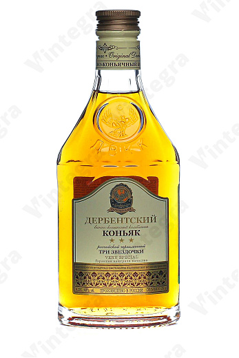 Российский трехлетний "Три звездочки" ДВКК, 0.25 л., 40%, Россия