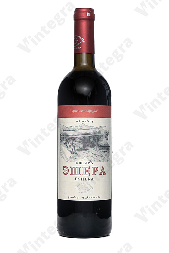 Эшера, 2023, полусухое, 0.75 л., 10%, Абхазия
