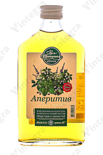 Русь Матушка сила трав, 0.25 л., 18%, Россия
