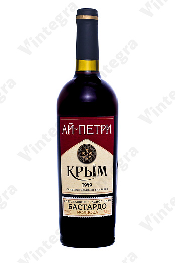 Ай-Петри Бастардо Молдова, 2023, полусладкое, 0.75 л., 11%, Россия