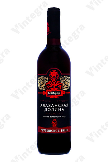 Сихарули Алазанская Долина, 2024, полусладкое, 0.75 л., 12%, Грузия