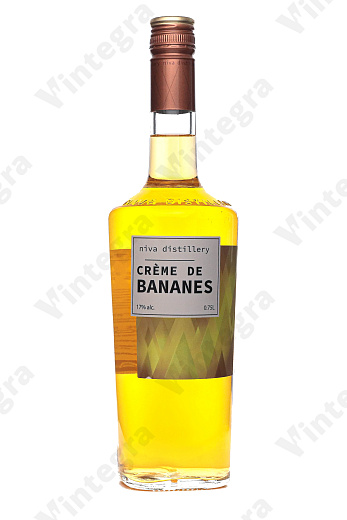 Нива Дистиллери Крем де Банан, сладкий, 0.75 л., 17%, Россия