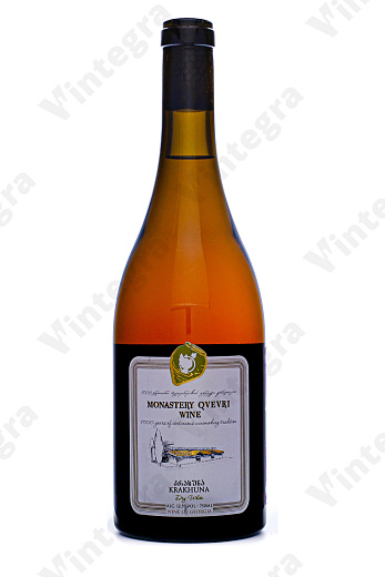 Монастырское Вино Квеври Крахуна, 2022, сухое, 0.75 л., 12.5%, Грузия