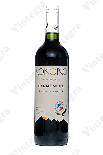Kokoro Carmenere, 2021, сухое, 0.75 л., Чили